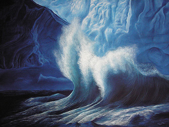 The Iceberg (tempera, papír 400g/m<sup>2</sup> 36x48)